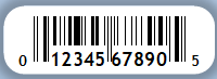 UPC barcode labels 1.2” X 0.42” removable adhesive
