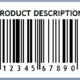 2” X 1” UPC labels with product description