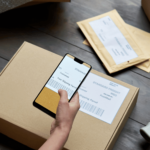 Scanning a barcode label on a box with a mobile phone: 9 Reasons to Resize Your Barcode Labels